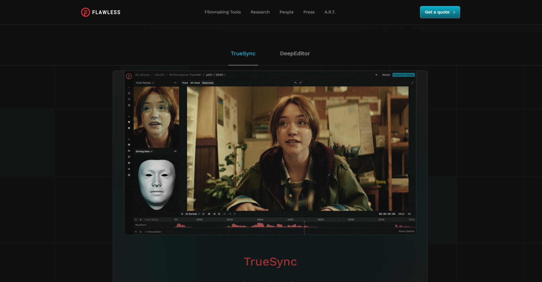 Flawless：利用AI创建 与原版电影一样沉浸和真实的唇形同步配音版本