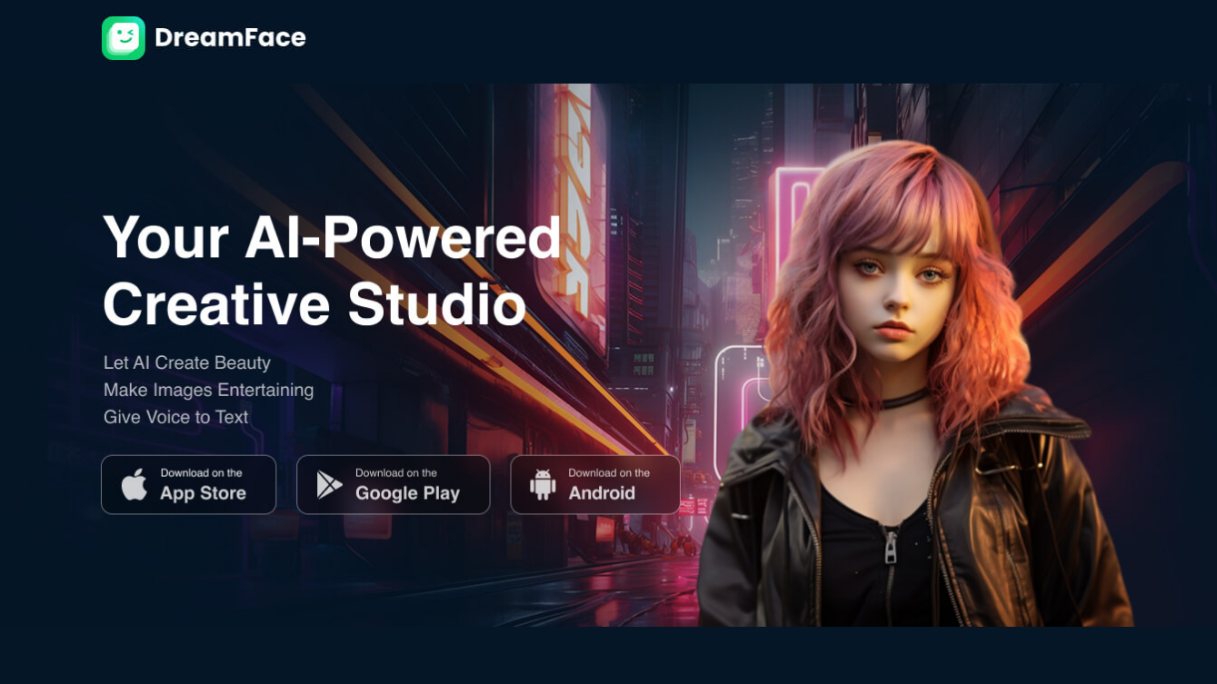 DreamFace – 通过AI技术实现照片动画和编辑的创新软件