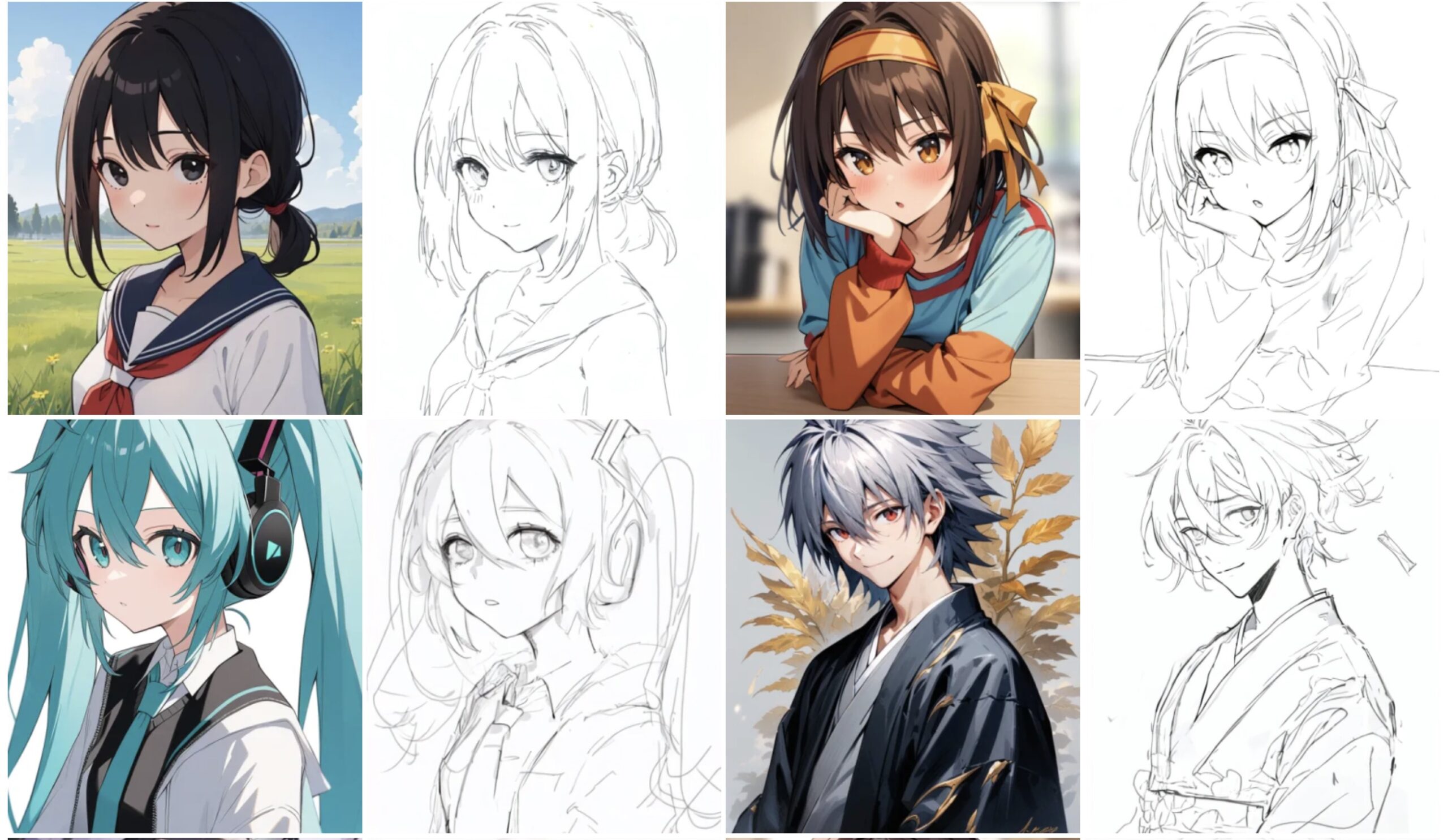 PaintsUndo：输入静态图像 自动帮你生成整个绘画的全过程视频