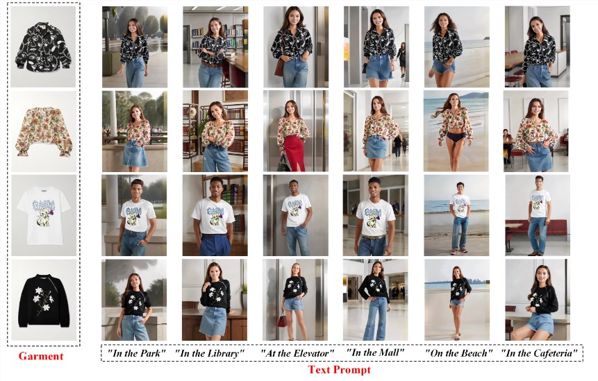 IMAGDressing-v1:AI换衣技术的重大突破,兼容ControlNet与文字提示词