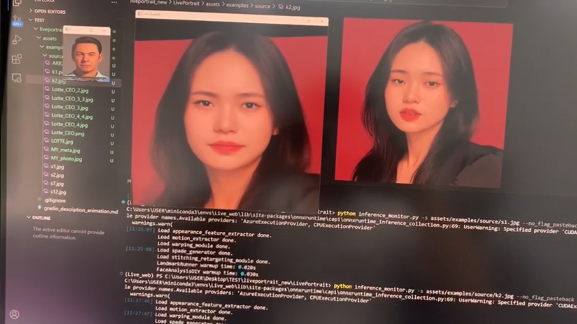 Live Portrait Monitor：AI技术实现静态图像实时动态转换