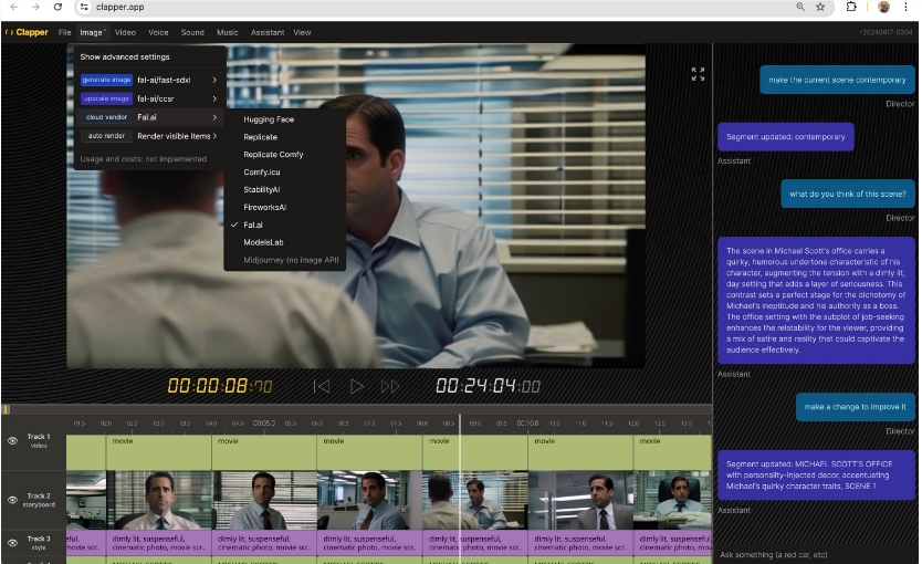 AI自动化视频剪辑神器Clapper：一键生成图片、视频、语音
