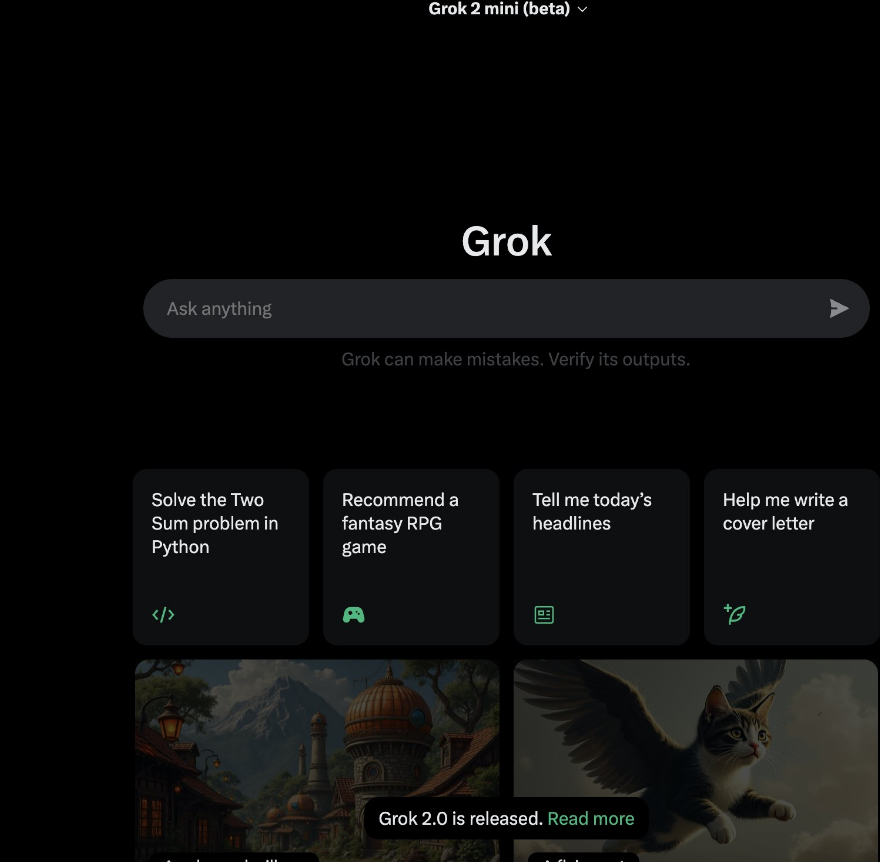xAI发布Grok-2：AI图像生成与智能增强的创新突破