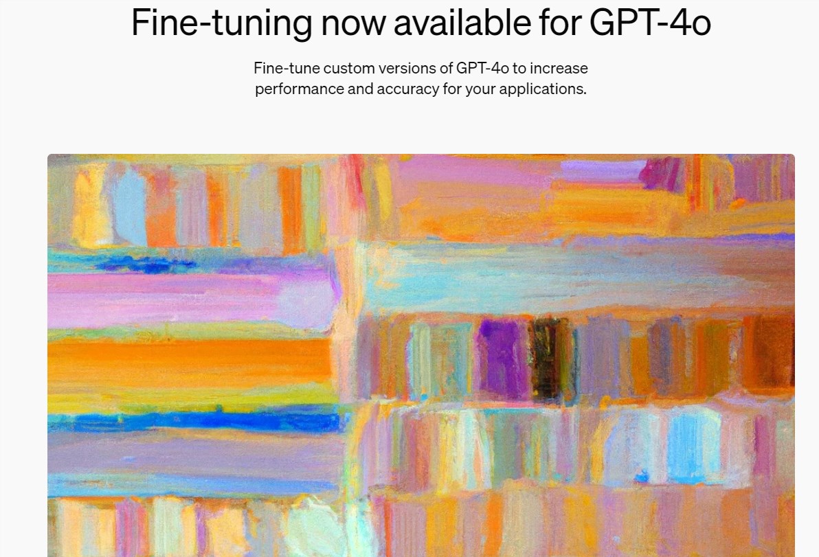 OpenAI GPT-4o模型微调功能：定制化AI模型的新纪元