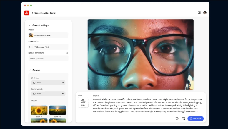 Adobe Firefly Video Model：AI视频编辑新纪元