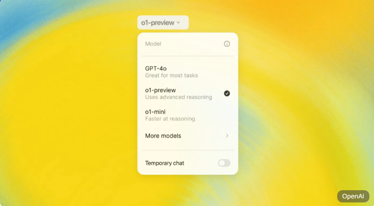 OpenAI 新 AI 模型 o1-preview 和 o1-mini 聊天机器人排名领先