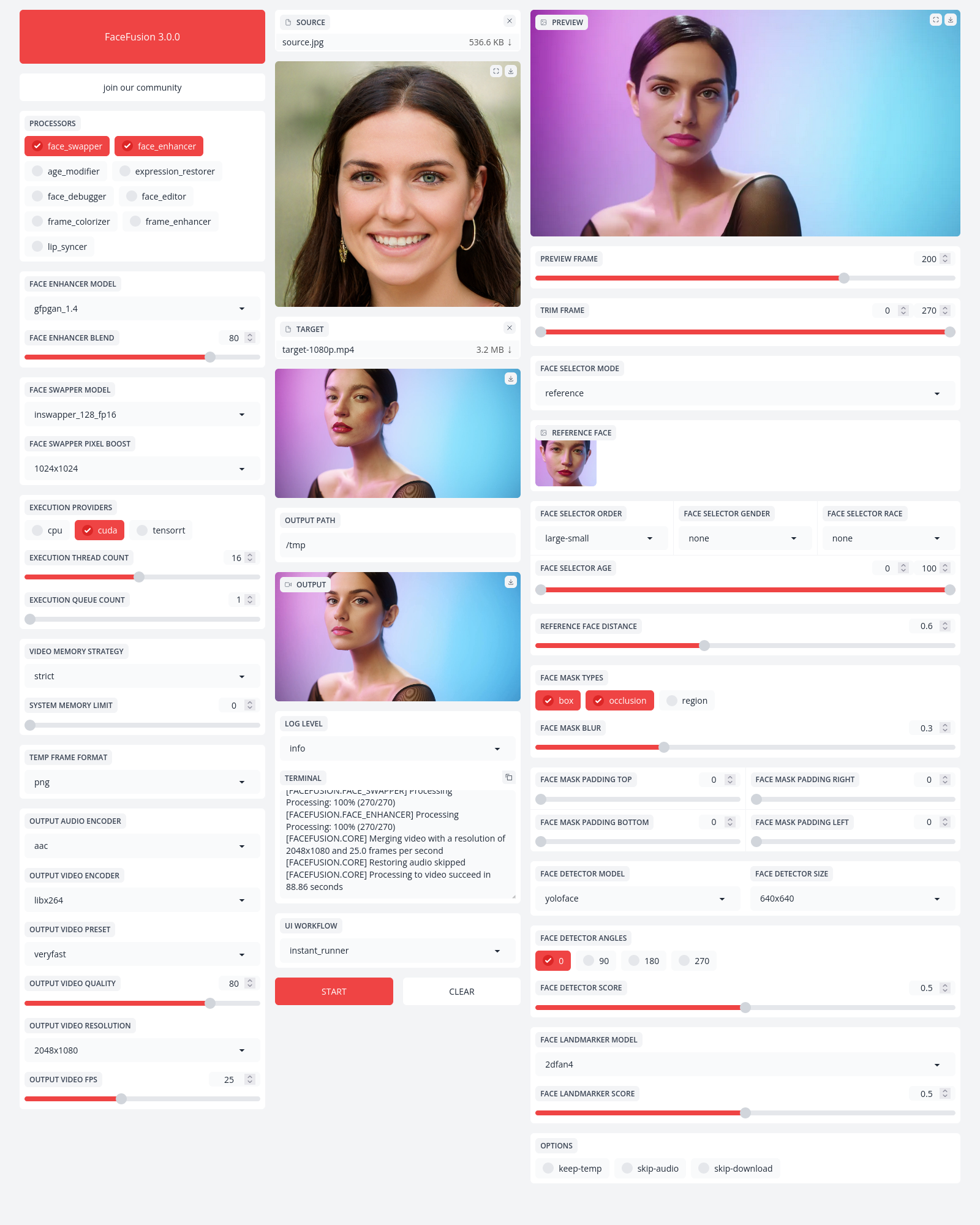 FaceFusion 3.0: 面部操控平台的革命性升级
